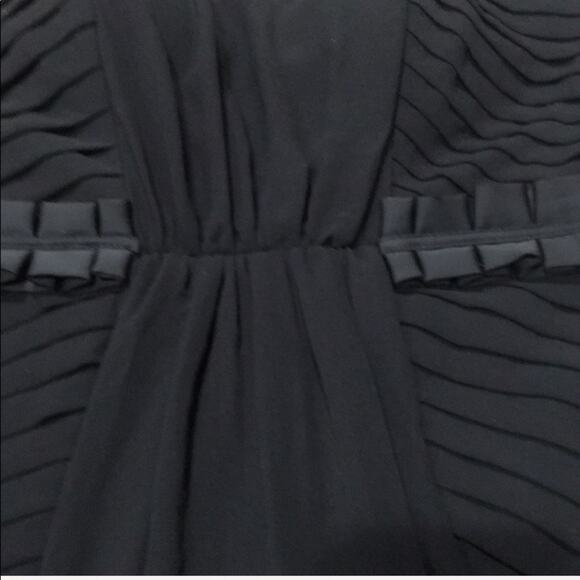 BCBGeneration Black Multi Pleat Dress - Picture 6 of 9